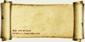 Poleksija Debeljak vizit kartica